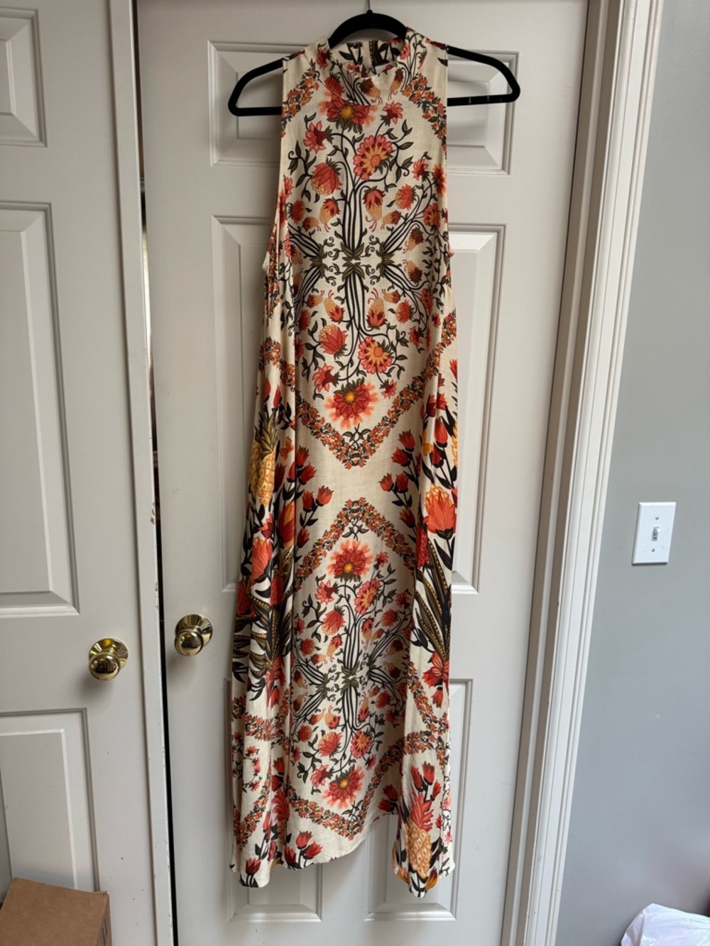 FARM Rio Halter Maxi Dress Floral Pattern - Picture 3 of 11